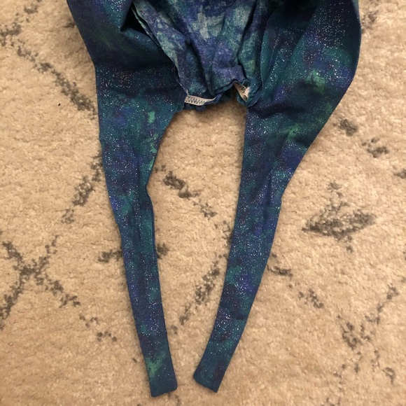 Blue camo glitter print surgical cap - Picture 4 of 6